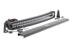 Rough Country 30 Inch Black Series LED Light Bar | Curved | Dual Row