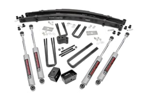 Rough Country 4 Inch Lift Kit | Rear Blocks | Dodge W200 Truck/W300 Truck 4WD (1978-1980)