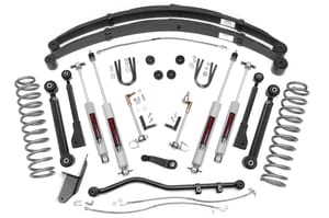 Rough Country 4.5 Inch Lift Kit | RR Springs | X-Series | Jeep Cherokee XJ 2WD/4WD (84-01)