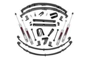 Rough Country 4 Inch Lift Kit | Power Steer | Jeep Wrangler YJ 4WD (1987-1995)