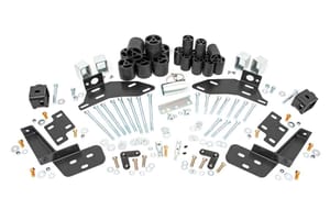 Rough Country Body Lift Bumper Brackets | FR & RR | 3 Inch Lift | Chevy C1500/K1500 Truck (88-94)