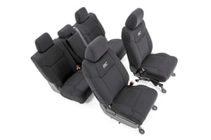 Interior & Floor Mats - Seat Covers | FR w/ Console Cover and Rear | Toyota Tundra 2WD/4WD (14-21)