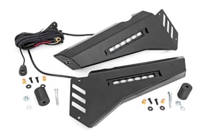Rough Country Bumper Wings | Stinger | 6" Led Combo | Honda Pioneer 1000