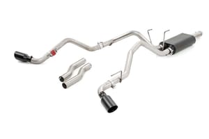 Rough Country Performance Cat-Back Exhaust | Stainless | 4.7L/5.7L | Ram 1500 2WD/4WD (2009-2018 & Classic)