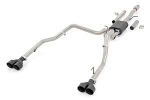 Rough Country Performance Cat-Back Exhaust | 6.2L | 5'8" & 6'6" Bed | Chevy/GMC Sierra/Silverado 1500 (19-26)