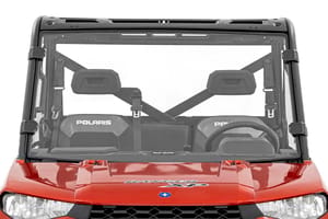 Rough Country Full Windshield | Scratch Resistant | Polaris Ranger 1000/Ranger XP 900/1000