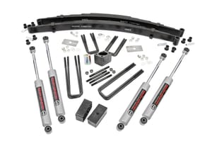 Rough Country 4 Inch Lift Kit | Rear Blocks | Dodge W100 Truck/W200 Truck 4WD (1970-1974)