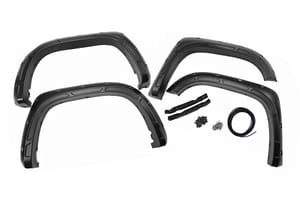 Rough Country Defender Fender Flares | 202 Black Onyx | Toyota Tundra 2WD/4WD (2014-2021)