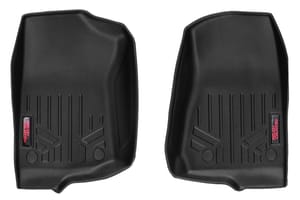 Rough Country Floor Mats | FR | 2 Door | Jeep Gladiator JT (20-26)/Wrangler JL (18-26)/Wrangler Unlimited (18-26)