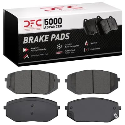 Dynamic Friction Company 5000 Advanced Brake Pads Without Hardware Kit 1552239800