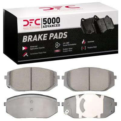 Dynamic Friction Company 5000 Advanced Brake Pads Without Hardware Kit 1551239800
