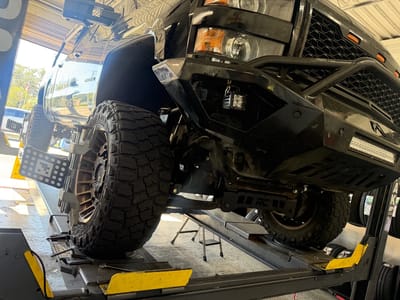 Alignment service at LR Wheels N Lifts Tampa