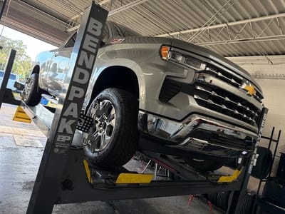 Alignment service at LR Wheels N Lifts Tampa