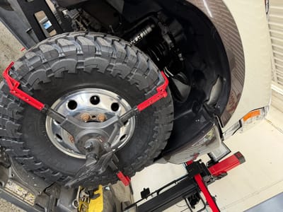 Alignment service at LR Wheels N Lifts Tampa