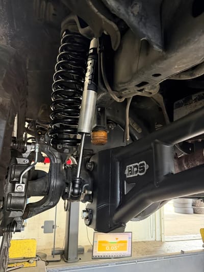 Alignment service at LR Wheels N Lifts Tampa