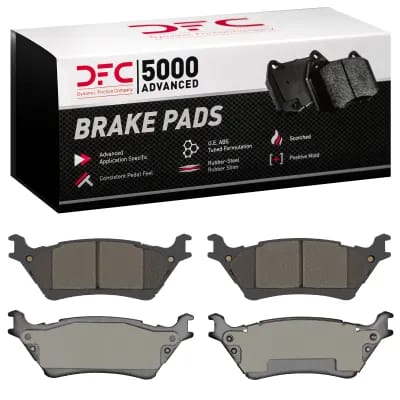 Dynamic Friction Company 5000 Advanced Brake Pads Without Hardware Kit 1551160200