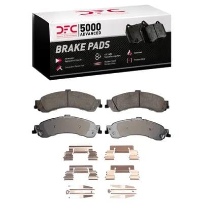 Dynamic Friction Company 5000 Advance Brake Pads With Hardware Kit 1551083401
