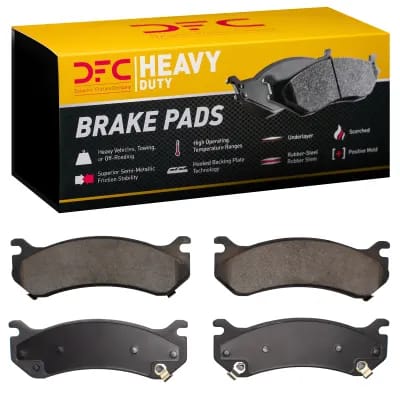 Dynamic Friction Company Heavy-Duty Brake Pads Without Hardware Kit 1214078500