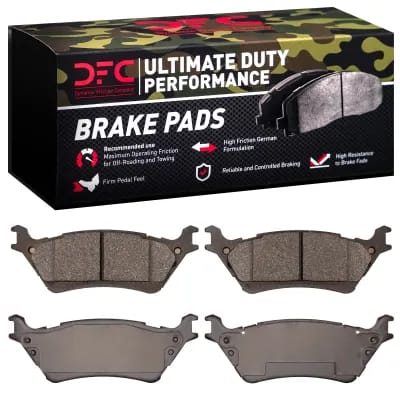 Dynamic Friction Company Ultimate Duty Performance Brake Pads without Hardware Kit 1400160200