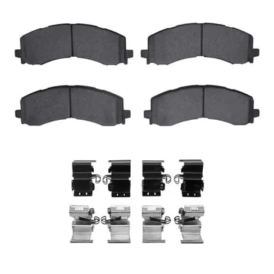 Dynamic Friction Company 4000 HybriDynamic Brake Pads With Hardware Kit 4000238201