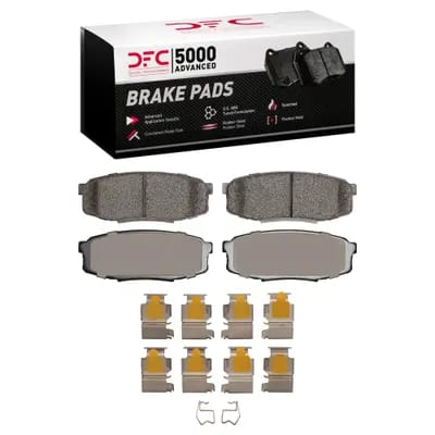 Dynamic Friction Company 5000 Advance Brake Pads With Hardware Kit 1551130401