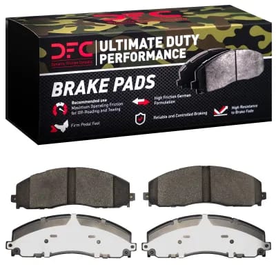Dynamic Friction Company Ultimate Duty Performance Brake Pads without Hardware Kit 1400168000