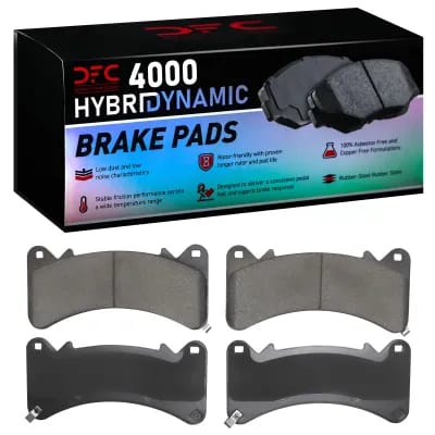 Dynamic Friction Company 4000 HybriDynamic Brake Pads Without Hardware Kit 4000191000