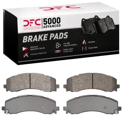 Dynamic Friction Company 5000 Advanced Brake Pads Without Hardware Kit 1551222500