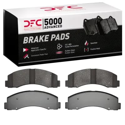 Dynamic Friction Company 5000 Advanced Brake Pads Without Hardware Kit 1551208700