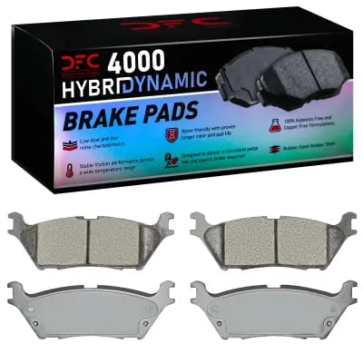 Dynamic Friction Company 4000 HybriDynamic Brake Pads Without Hardware Kit 4000179000