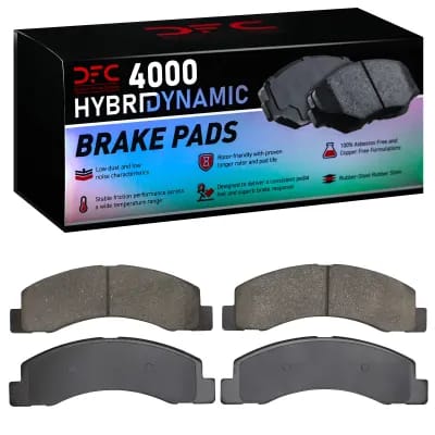 Dynamic Friction Company 4000 HybriDynamic Brake Pads Without Hardware Kit 4000075600