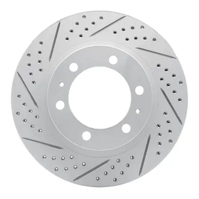 Dynamic Friction Company Geoperformance Rotor - Drilled and Slotted 83076128L