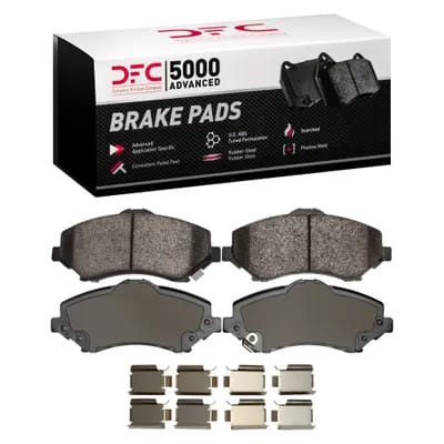 Dynamic Friction Company 5000 Advance Brake Pads With Hardware Kit 1551127301