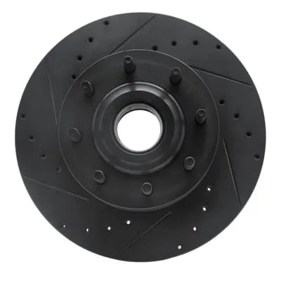 Dynamic Friction Company Brake Rotor - Drilled and Slotted - Black 63354224L