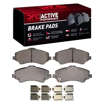 Dynamic Friction Company Active Performance Brake Pads With Hardware Kit 1115127301