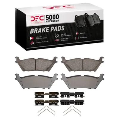 Dynamic Friction Company 5000 Advance Brake Pads With Hardware Kit 1551238301