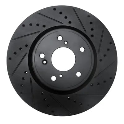 Dynamic Friction Company Brake Rotor - Drilled and Slotted - Black 63359064R
