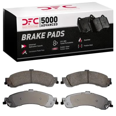 Dynamic Friction Company 5000 Advanced Brake Pads Without Hardware Kit 1551083400