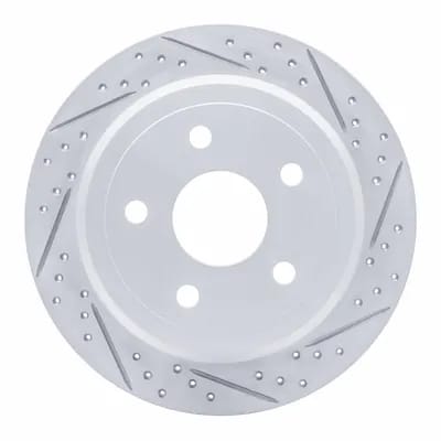 Dynamic Friction Company Geoperformance Rotor - Drilled and Slotted 83042029R