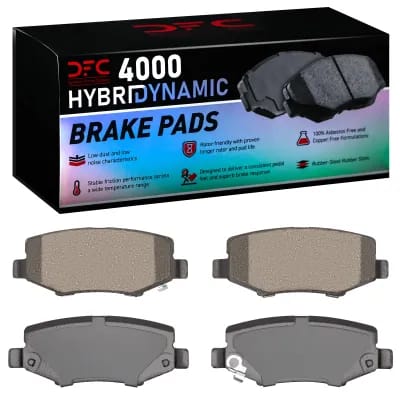 Dynamic Friction Company 4000 HybriDynamic Brake Pads Without Hardware Kit 4000127400