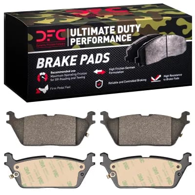 Dynamic Friction Company Ultimate Duty Performance Brake Pads without Hardware Kit 1400216900