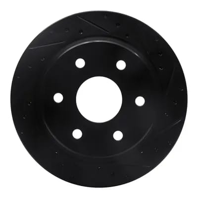 Dynamic Friction Company Brake Rotor - Drilled and Slotted - Black 63348041R