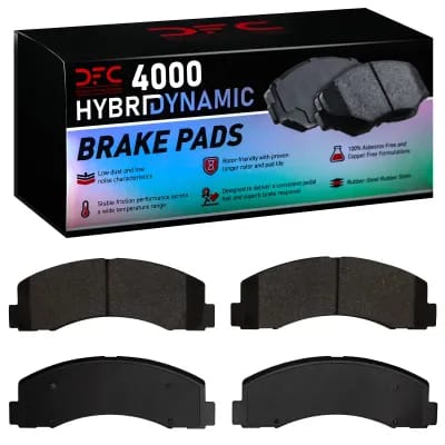 Dynamic Friction Company 4000 HybriDynamic Brake Pads Without Hardware Kit 4000208700