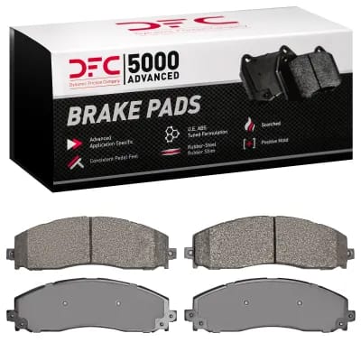 Dynamic Friction Company 5000 Advanced Brake Pads Without Hardware Kit 1551169100