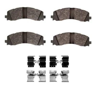 Dynamic Friction Company 4000 HybriDynamic Brake Pads With Hardware Kit 4000222501