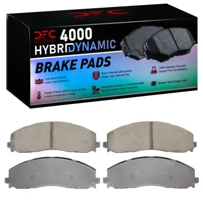 Dynamic Friction Company 4000 HybriDynamic Brake Pads Without Hardware Kit 4000168000