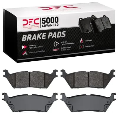 Dynamic Friction Company 5000 Advanced Brake Pads Without Hardware Kit 1551179000