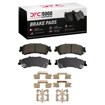 Dynamic Friction Company 5000 Advance Brake Pads With Hardware Kit 1551079202