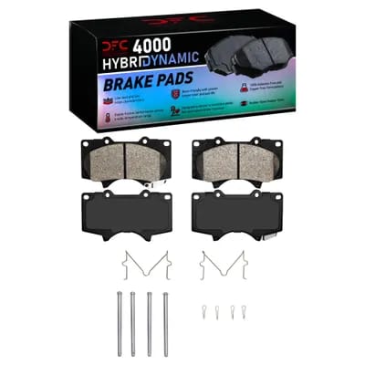 Dynamic Friction Company 4000 HybriDynamic Brake Pads With Hardware Kit 4000097601