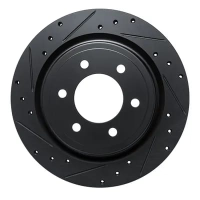 Dynamic Friction Company Brake Rotor - Drilled and Slotted - Black 63354289L